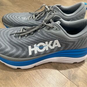 Hoka Men's Gaviota 5 running shoes size 13 D gray/blue